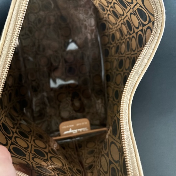 SALVATORE FERRAGAMO Translucent Gancini Logo Shoulder Bag - Picture 13 of 13